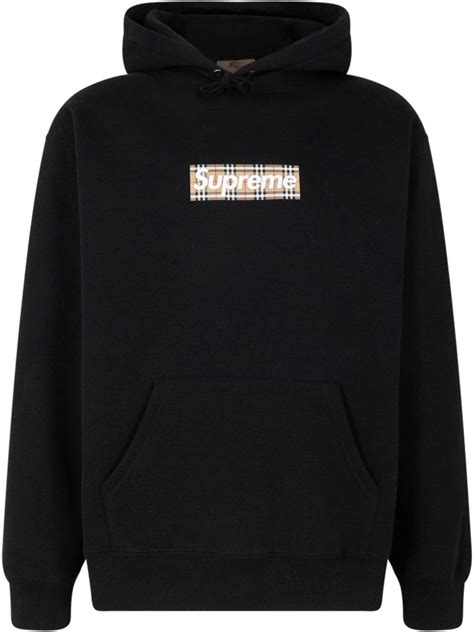 supreme burberry drop|supreme Burberry box sweatshirt.